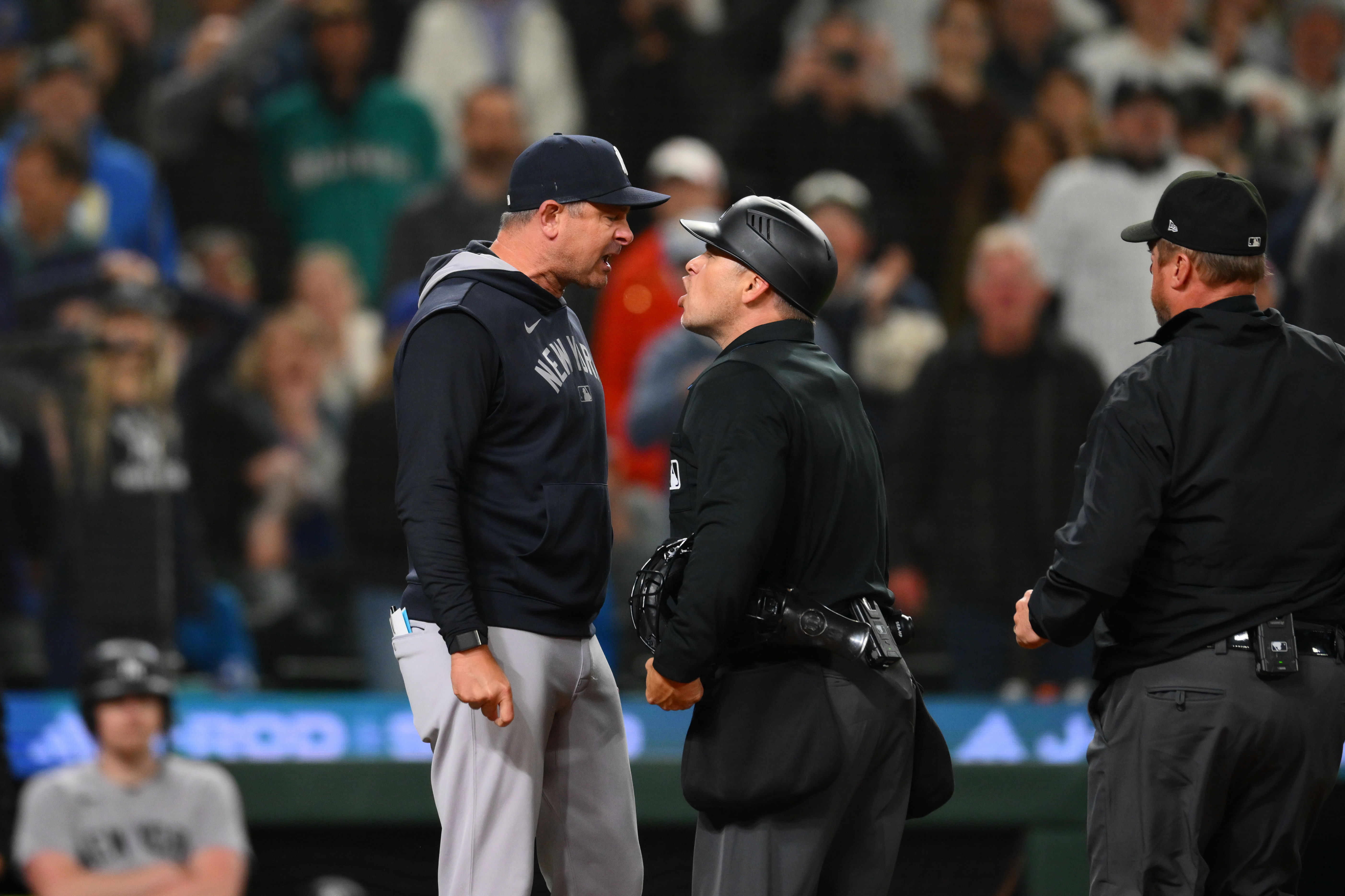 Aaron Boone has been ejected 41 times (Imagn)